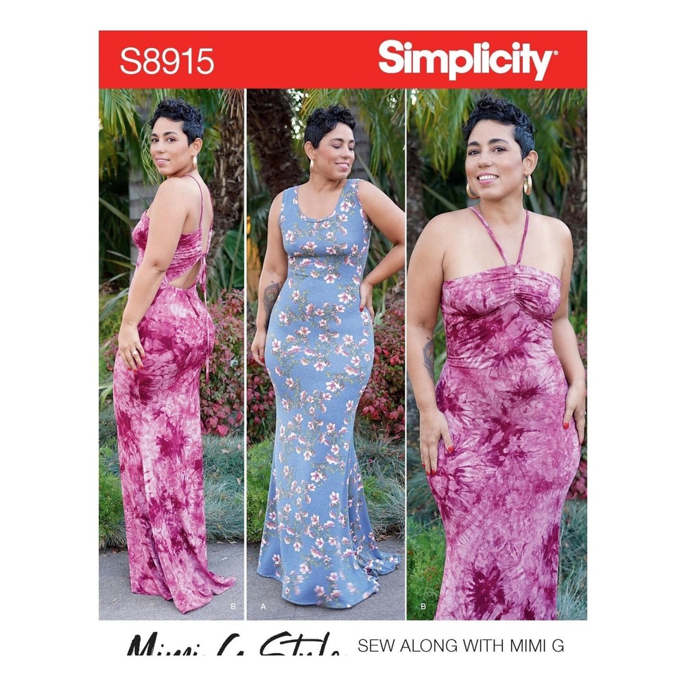 Simplicity Sewing‎ Pattern 8915 Dress Gown Mimi G Misses Size 10-18